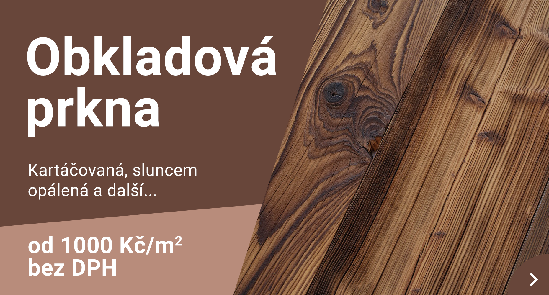 Banner - Obkladová prkna
